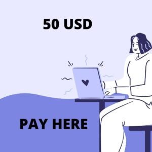 Pay here 50 usd