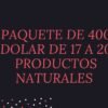 PAQUETE DE 400 DOLARES