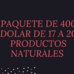 PAQUETE DE 400 DOLARES