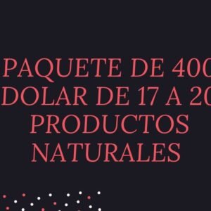 PAQUETE DE 400 DOLARES